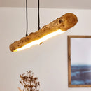 Minimalist wooden pendant light