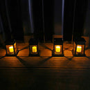 Solar LED lantern for festive outdoor garden decoration