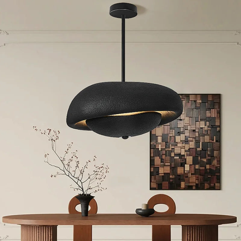 Modern wabi-sabi chandelier for creative and eco-friendly decor