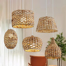 Wabi sabi style rattan pendant light for modern decor
