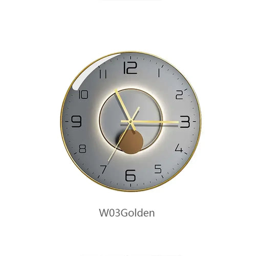 creative modern design glass wall clock for home decor - vue 12 sur 18
