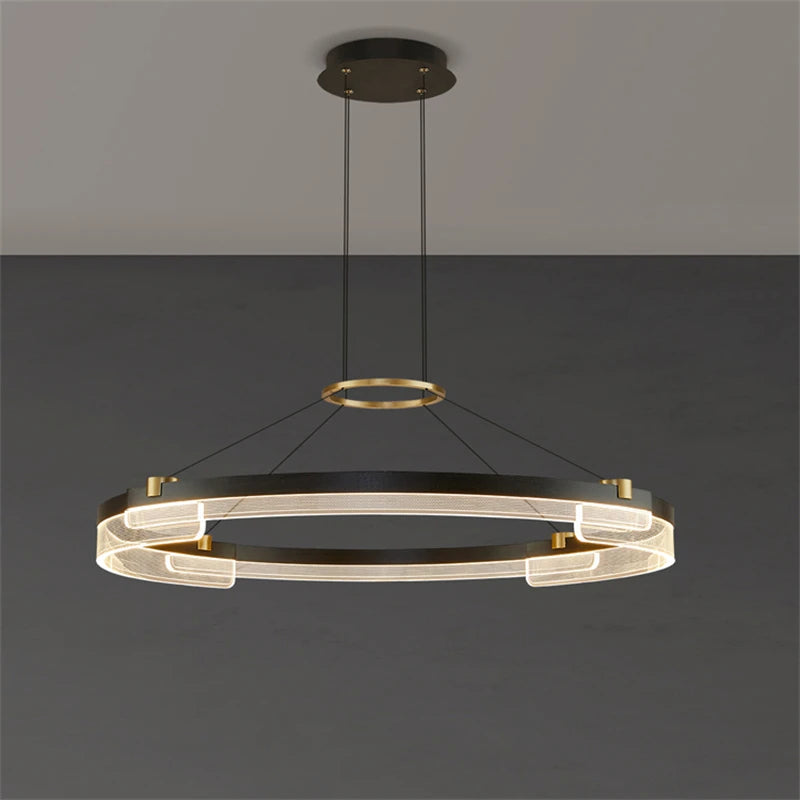 Modern minimalist LED chandelier for home decoration and lighting