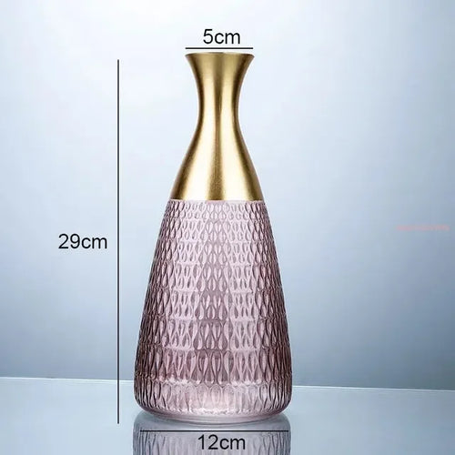 decorative glass vase for modern floral arrangements - vue 12 sur 16