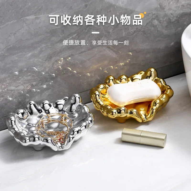chrome soap dish for bathroom trendy accessories