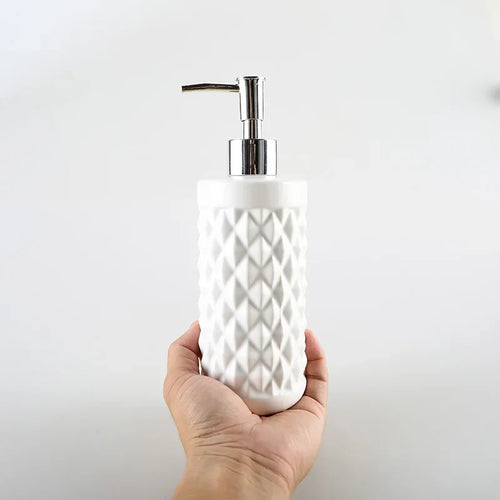 elegant design ceramic disinfectant and soap dispenser - vue 3 sur 6