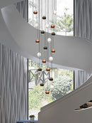 Creative chandelier for minimalist and modern lighting