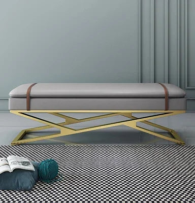 Nordic design bench for decoration and elegant storage - vue 9 sur 10