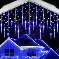 Christmas window LED decorations with 8 flashing modes
