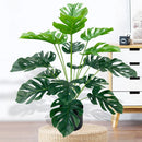 Artificial plants with large decorative leaves for indoors and offices
