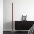 Modern wooden floor lamp with 360-degree adjustable ambient light