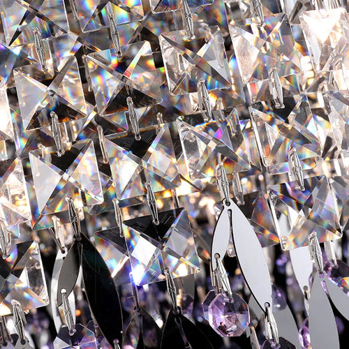 Luxury crystal chandelier pendant lamp bar lighting - vue 7 sur 10