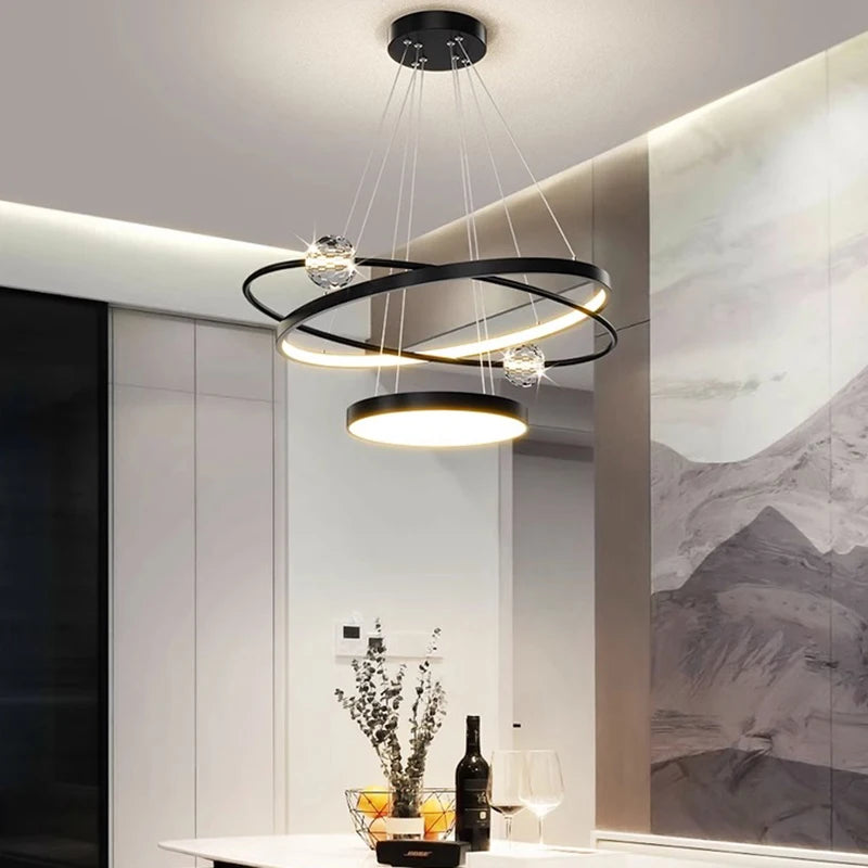 lustre moderne pour un éclairage intérieur décoratif élégant