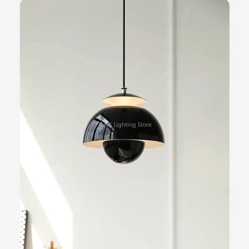 Danish design flower bud modern pendant light for restaurant, children's room, bedroom and bedside nordic LED chandelier