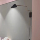 Modern wall light with switch for decorative interiors