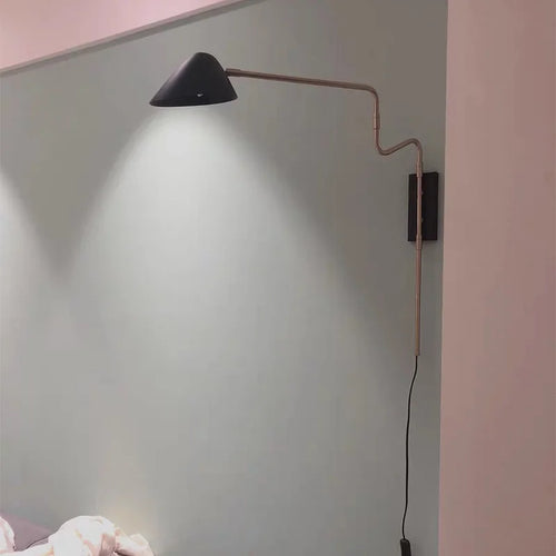 Modern wall light with switch for decorative interiors - vue 9 sur 9