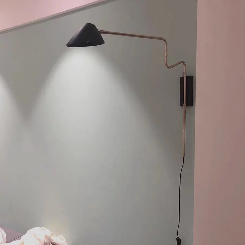 Modern wall light with switch for decorative interiors - vue 9 sur 9