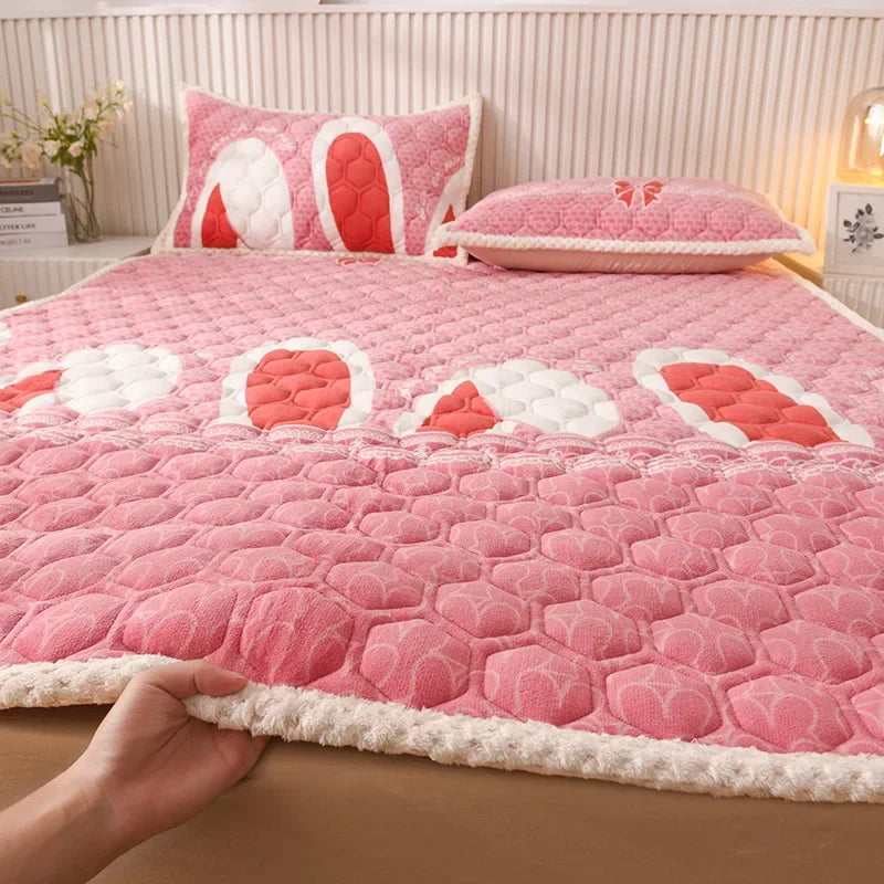soft plush student mattress topper for single or double bed - vue 9 sur 18