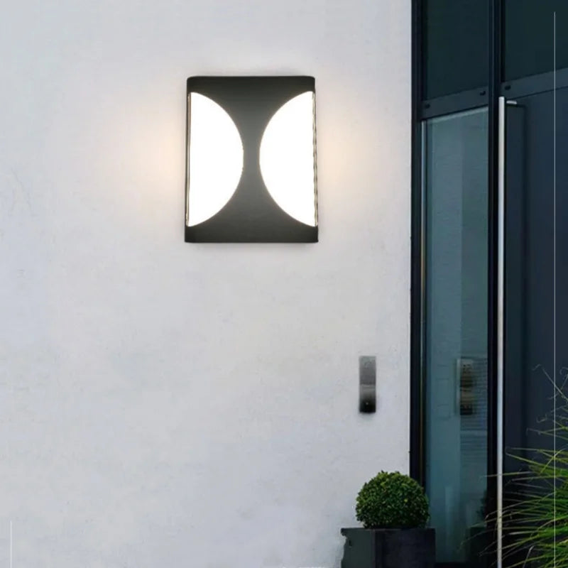 modern waterproof outdoor led wall light for garden and driveway