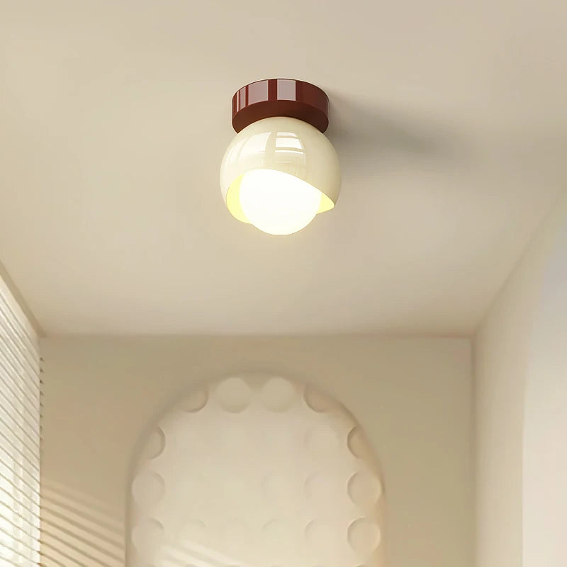 Creative French style LED ceiling light - vue 3 sur 10