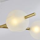 Modern minimalist glass bubble chandelier