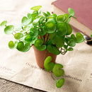 Artificial tropical foliage faux decorative bouquet