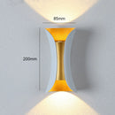 modern waterproof aluminum led wall light for outdoor decoration