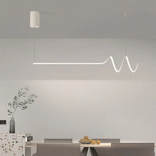 Modern LED pendant light for elegant interior decor - vue 4 sur 10