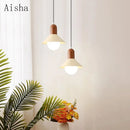 Minimalist LED pendant light for modern interior decor