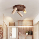 Japanese style vintage LED ceiling light for indoor and outdoor use