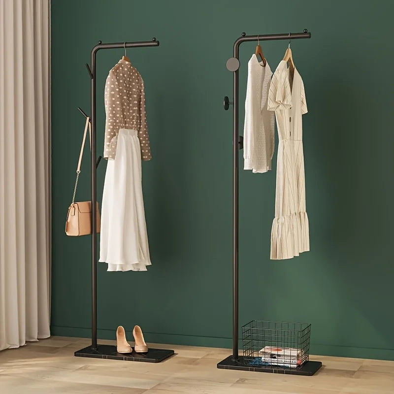 minimalist space-saving clothes rack modern clothing rack
