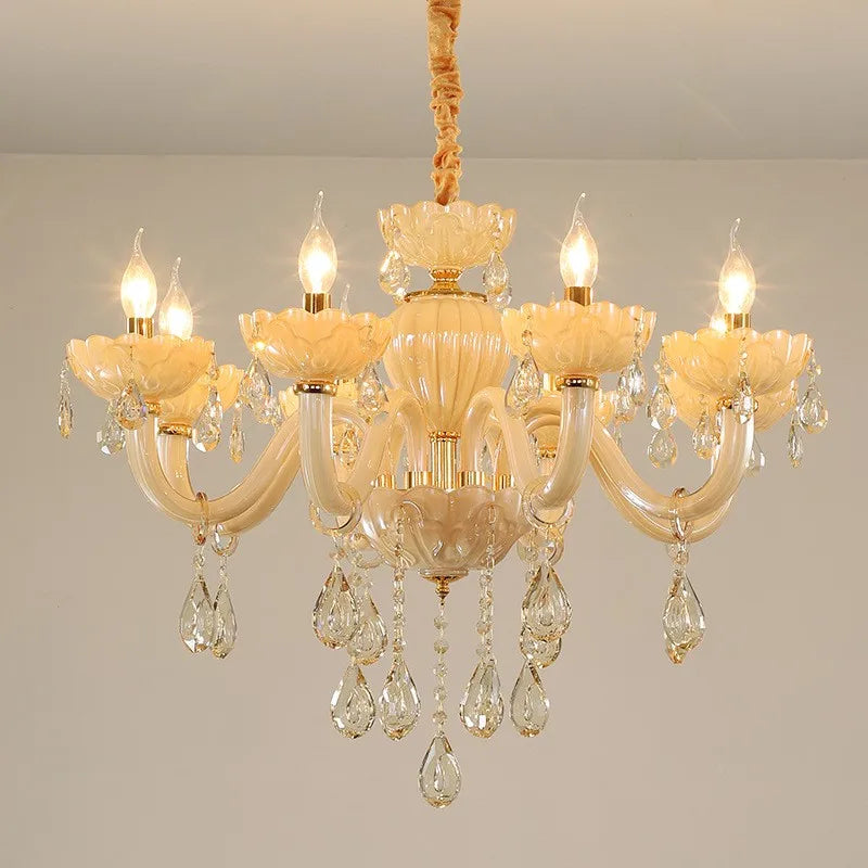 Modern crystal chandelier for interior decoration with LED lighting