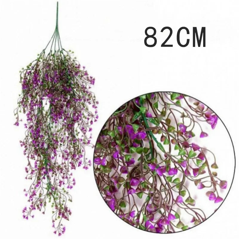 Hanging artificial rattan plants for indoor and outdoor decoration - vue 23 sur 29