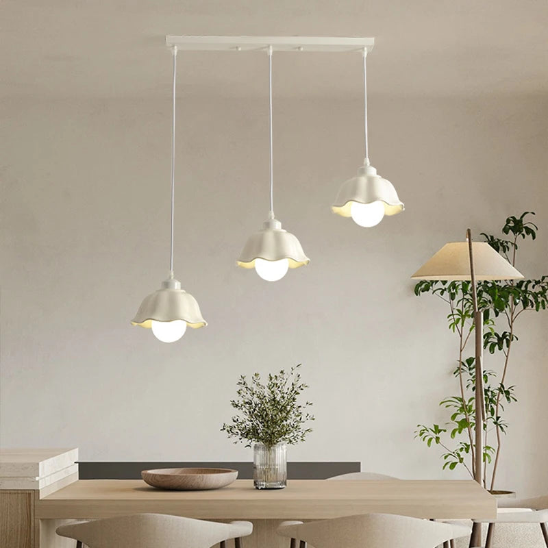 Modern glass chandelier for elegant decorative interiors
