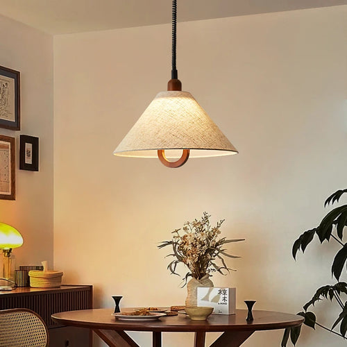Minimalist retro hemp rope chandelier for medieval-style interiors - vue 2 sur 7