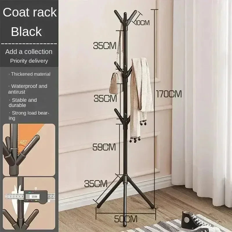 practical floor-standing coat rack for optimal storage - vue 9 sur 9