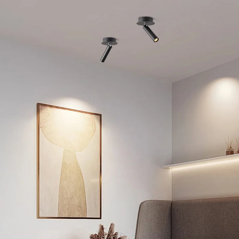 modern creative LED spotlight for interior mood lighting - vue 4 sur 8