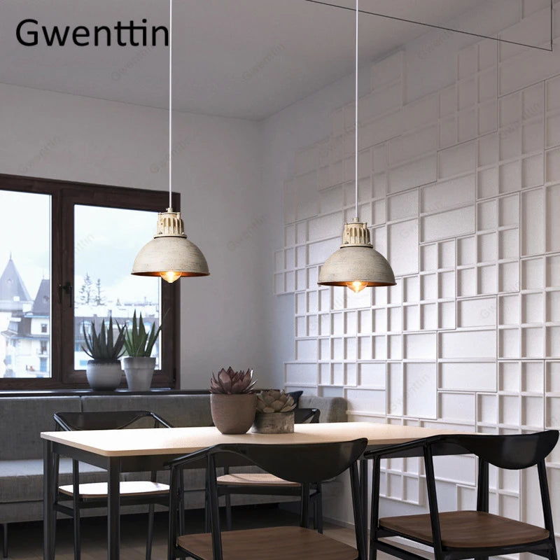Vintage pendant light with pot lid for modern decor
