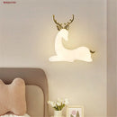 Decorative nordic metal wall light for baby's room