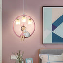 Cute pendant light for modern little girl's bedroom