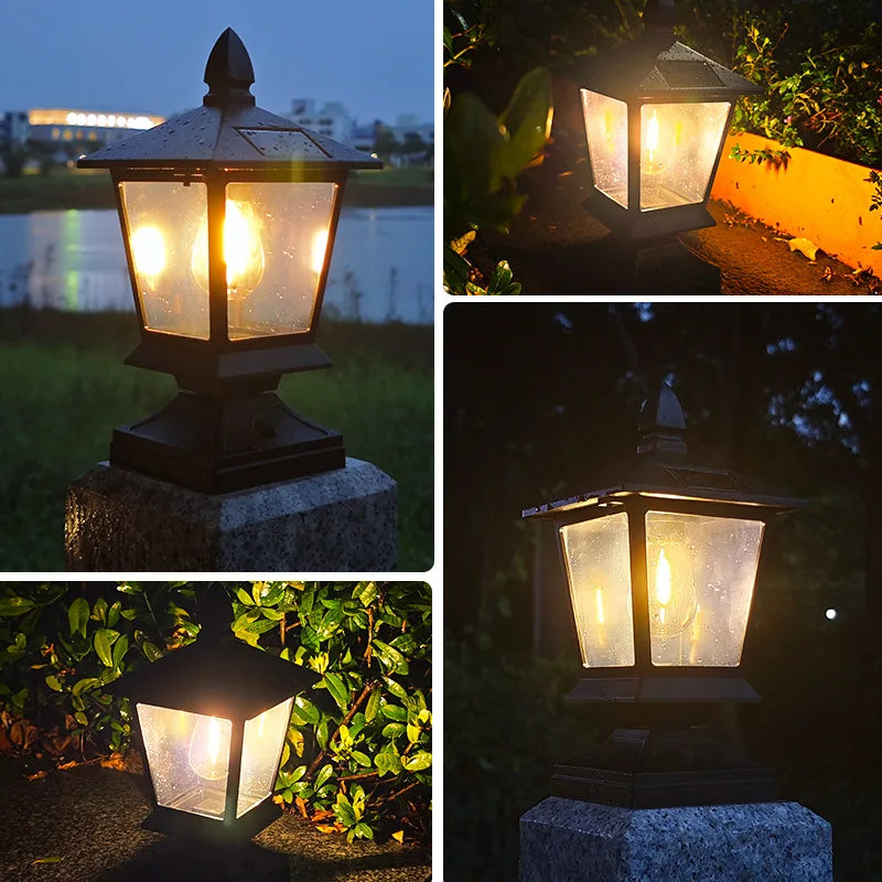 Waterproof solar lights for gardens and outdoor spaces