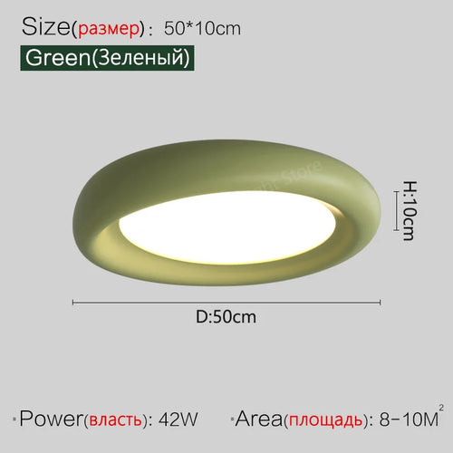 Modern LED lamp for bedroom and living room - vue 9 sur 8