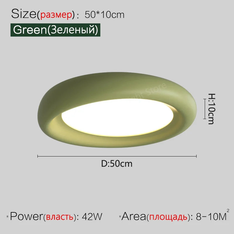 Modern LED lamp for bedroom and living room - vue 8 sur 8