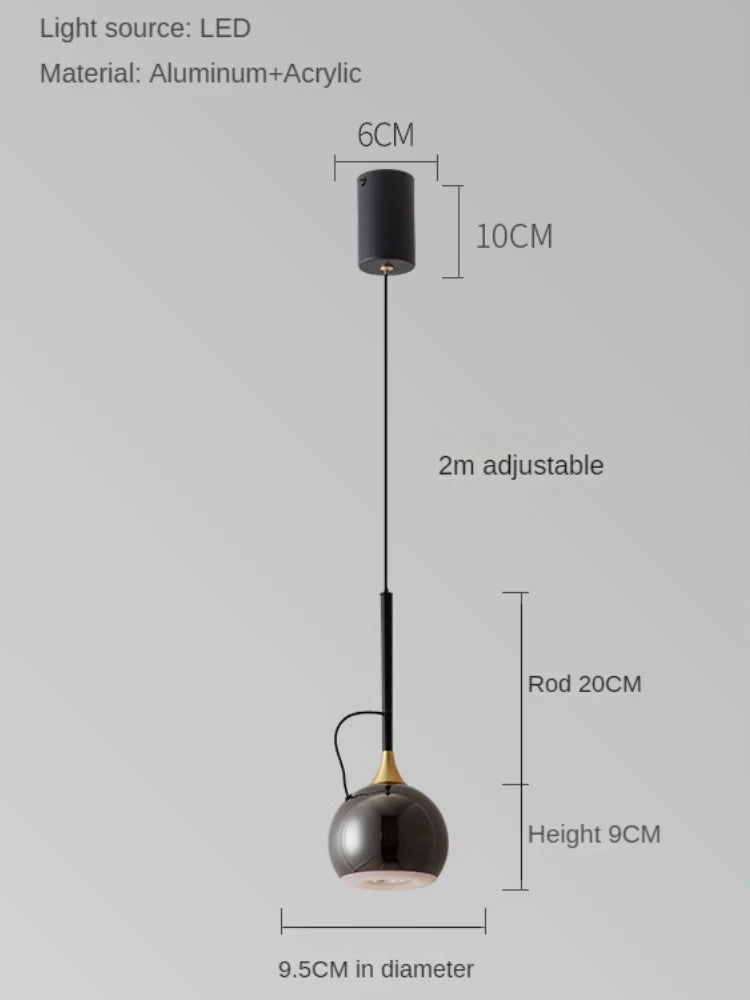 Modern adjustable magnetic bedside lamp - vue 9 sur 9
