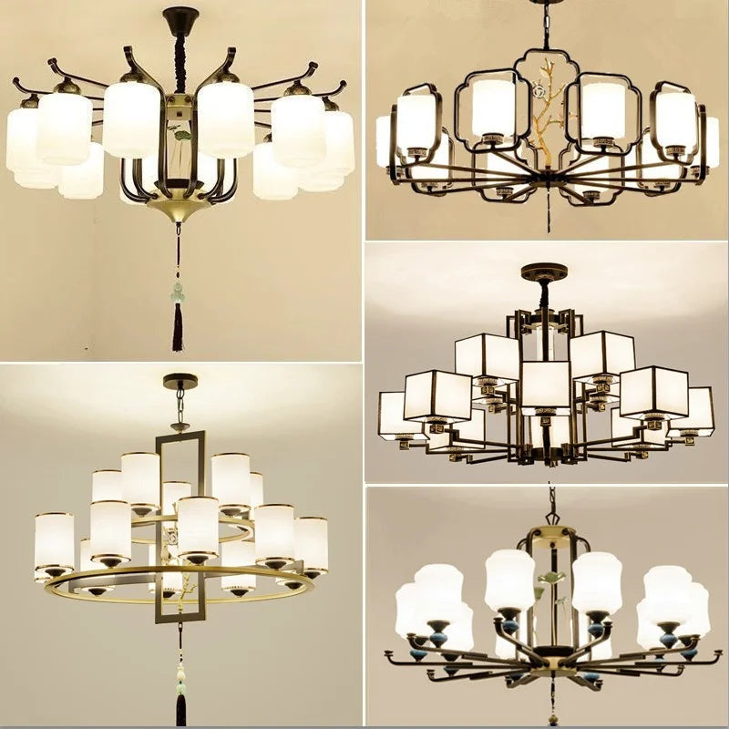 Chinese retro chandelier for elegant and cosy lighting