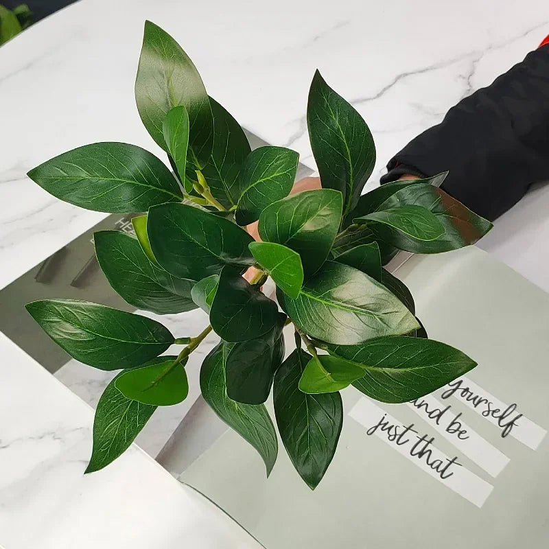 Artificial eucalyptus shrub decorative branches for garden and weddings