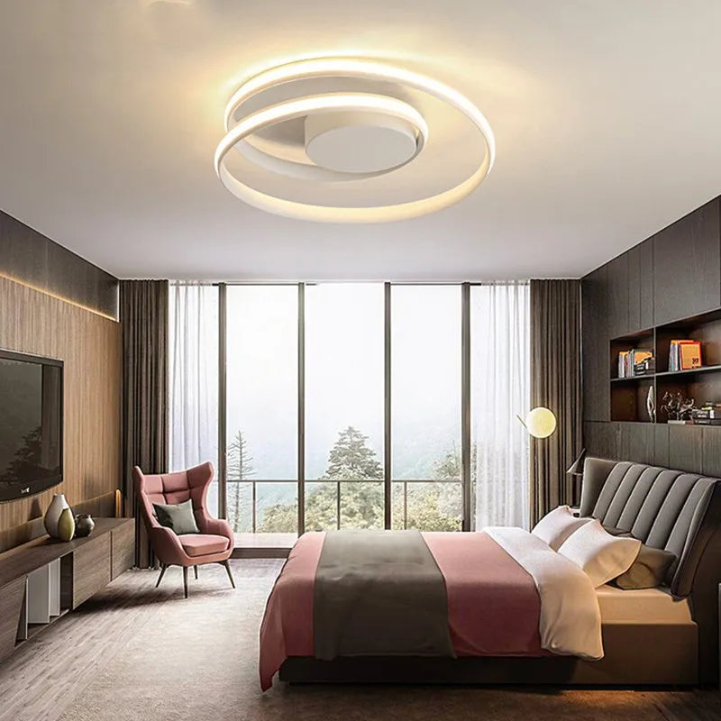 Modern LED ceiling lights for decorative indoor lighting - vue 4 sur 16