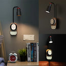 Modern nordic rechargeable LED bedside lamp with adjustable remote control