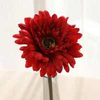 Set of artificial gerbera flower heads for indoor and outdoor decoration