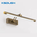 Modern bathroom mirror wall light waterproof dimmable