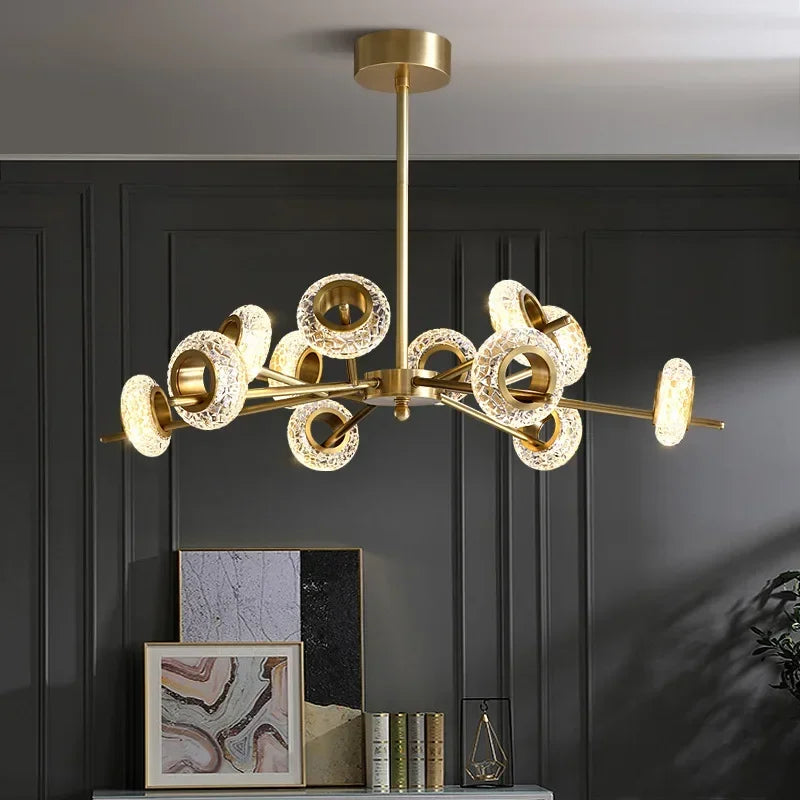 Modern crystal designer chandelier for interior decoration